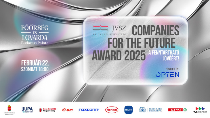 A Companies for the Future díjátadóján idén még több vállalat teljesítményét ismerték el