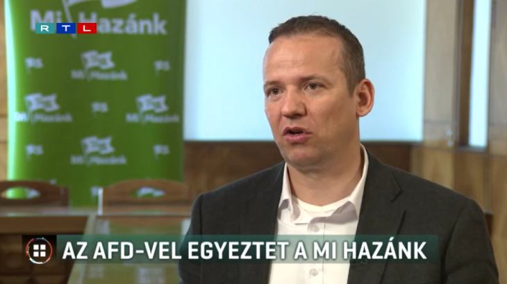 A Mi Hazánk európai parlamenti listavezetője, Toroczkai László belép a nemzetközi politika porondjára