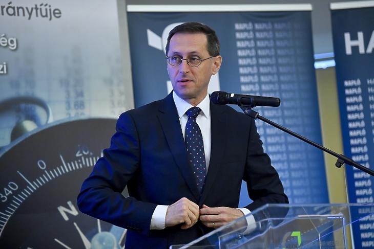 Varga Mihály pénzügyminiszter egy 2019. decemberi előadáson. Fotó: MTI/Czeglédi Zsolt