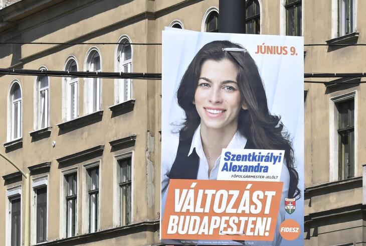 Szentkirályi Alexandra főpolgármester-jelöltként is a változást hirdette