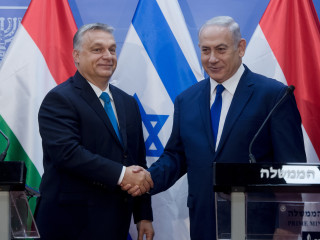 Orbán Viktor és Benjamin Netanjahu