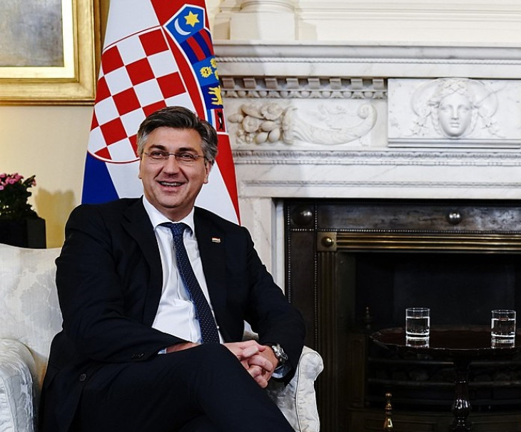A horvát miniszterelnök Andrej Plenkovic elégedett lehet
