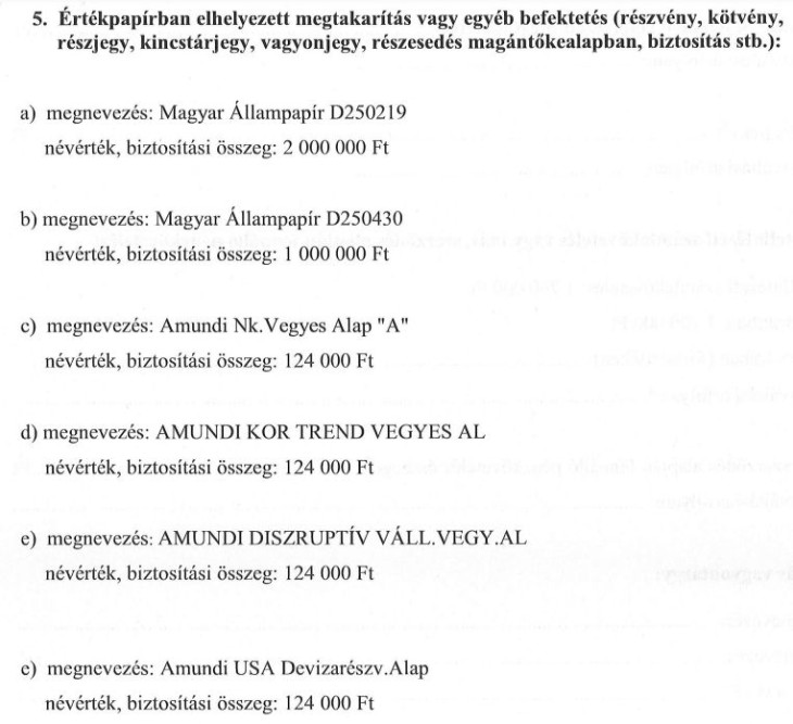 Orosz Anna megtakarításai is szépen alakulnak
