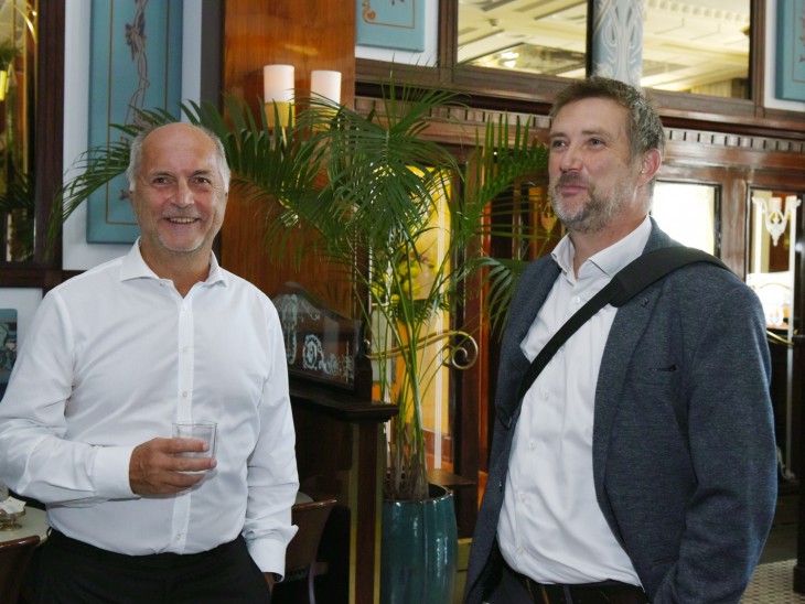  Lambert Gábor, a Mabisz kommunikációs igazgatója és Lambertus József, a NAV főosztályvezetője