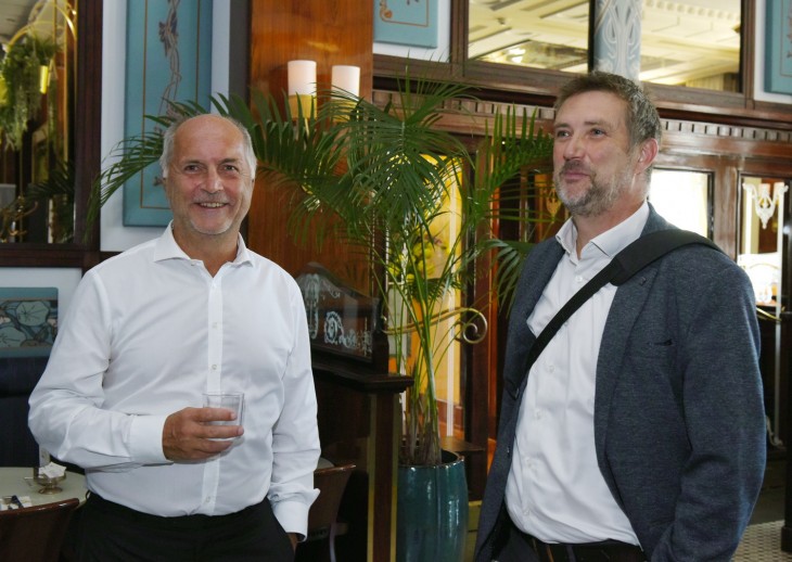  Lambert Gábor, a Mabisz kommunikációs igazgatója és Lambertus József, a NAV főosztályvezetője