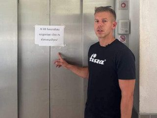 Magyar Péter egy kórházban