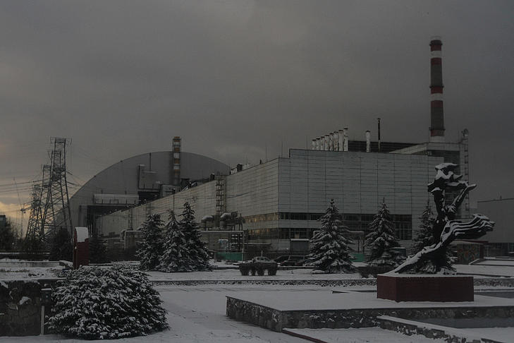 Tegnap az oroszok már Csernobilt is elfoglalták. Fotó: MTI