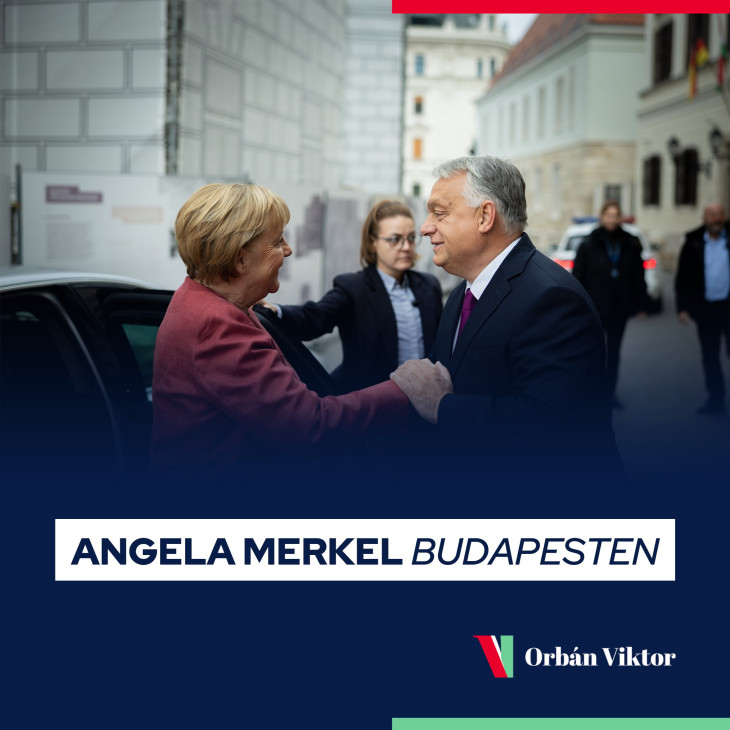 Orbán Viktor és Angela Merkel Budapesten