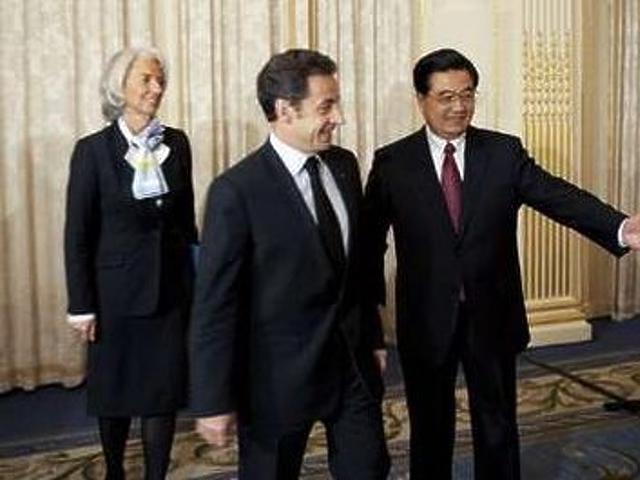 Sarkozy és Hu Jintao