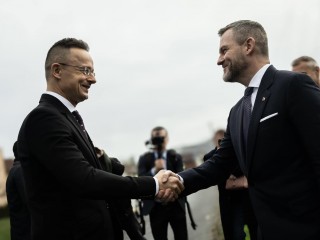 Szijjártó Péter külügyminiszter már korábban is kezet rázott a most megválasztott szlovák elnökkel Peter Pellegrinivel