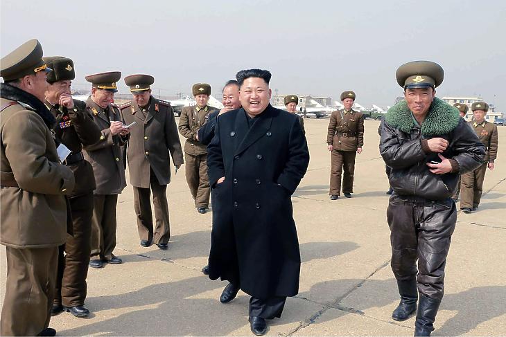 Kim Dzsongun, Észak-Korea diktátora. (Fotó: MTI)
