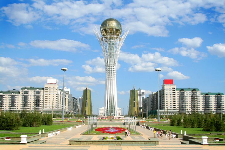 Bayterek torony, Kazahsztán jelképe. Fotó: Depositphotos