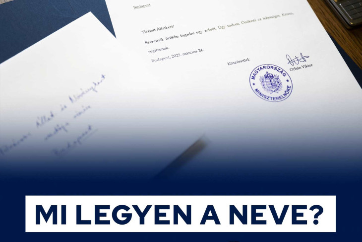 Orbán Viktor levelét megírta