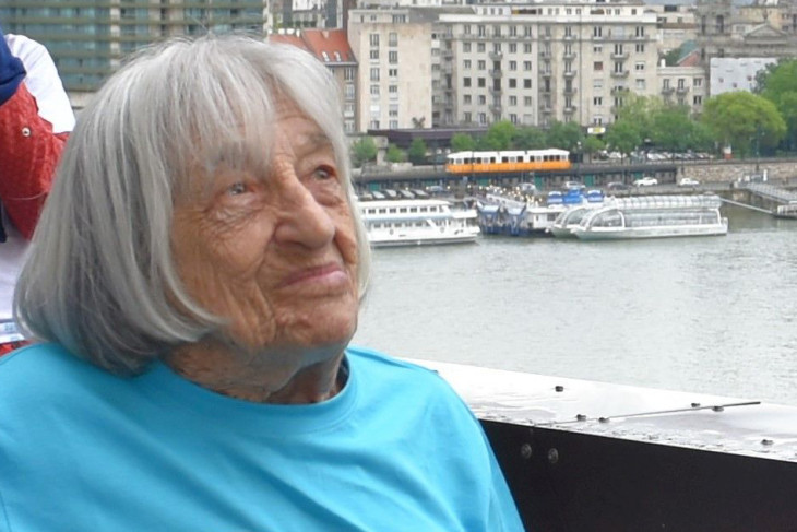 Keleti Ágnes egy 2019-es képen