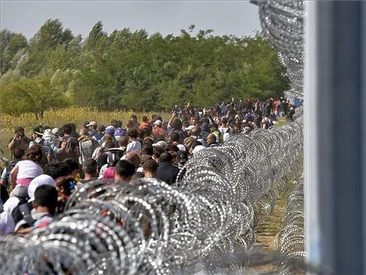 A határ túloldalán tarthatatlan lenne a helyzet? Fotó: MTI