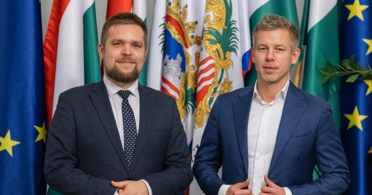 Pintér Bence győri polgármester és Magyar Péter a Tisza Párt vezetője úgy tűnik jól megérti egymást