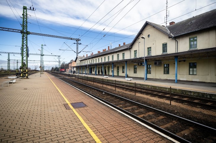 Megszépül a veszprémi vasútállomás. Fotó: MÁV