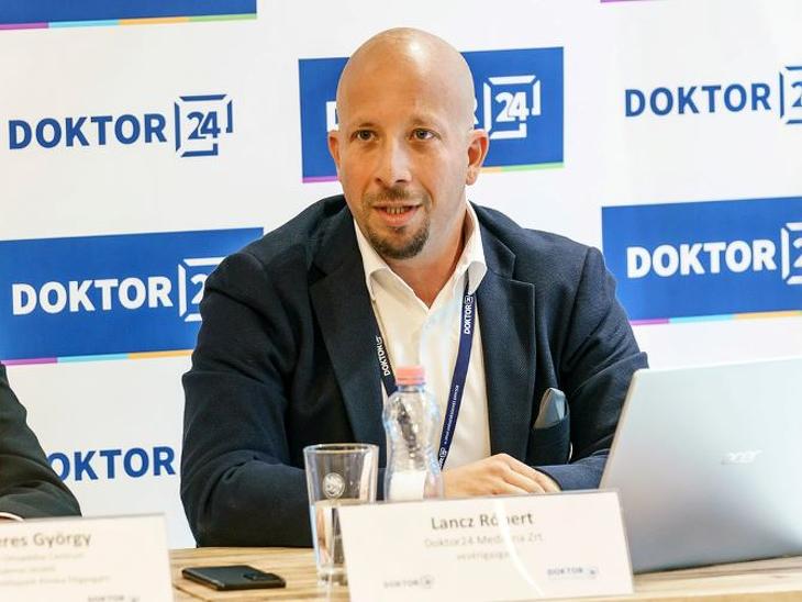 Lancz Róbert, a Doktor24 vezérigazgatója további szolgáltatók csatlakozásában bízik. Fotó: Doktor24