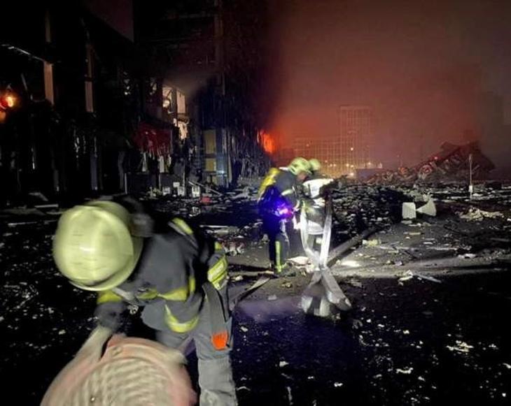Az ukrán fővárost, Kijevet is folyamatos támadások érik. Fotó: BBC