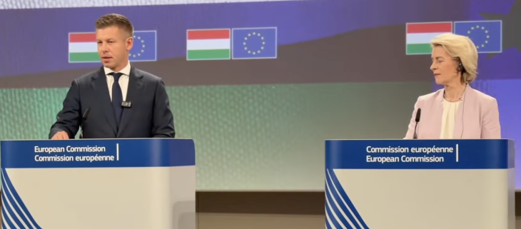 Évek óta várt bejelentést tett Magyar Péter és Ursula von der Leyen