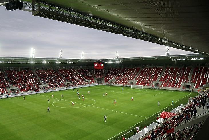  Az új diósgyőri stadion (Fotó: MTI)