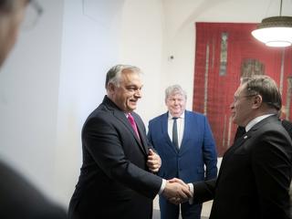 Fontos ember járt Orbán Viktornál a Karmelitában