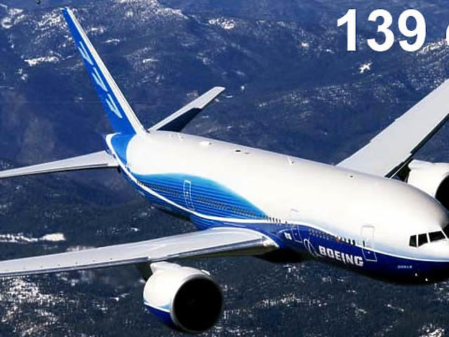 139 darab Boeing 777-es
