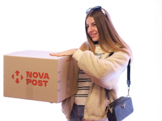 Nova Post, ukrán futár-és csomagküldő cég Budapesten is. Fotó: Nova Post