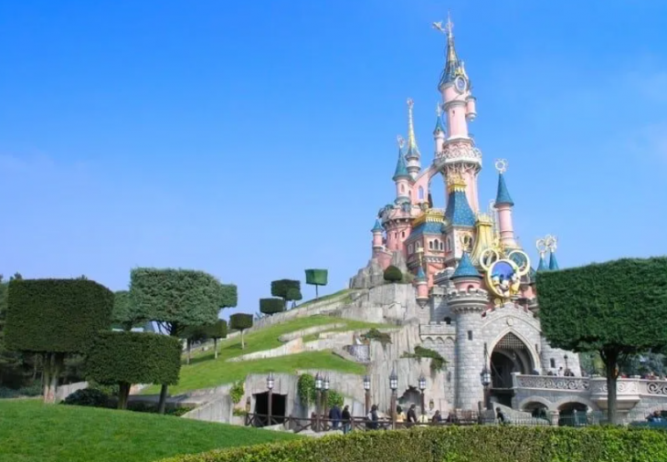 A párizsi Disneyland egyik része, ahová milliók zarándokolnak el minden évben