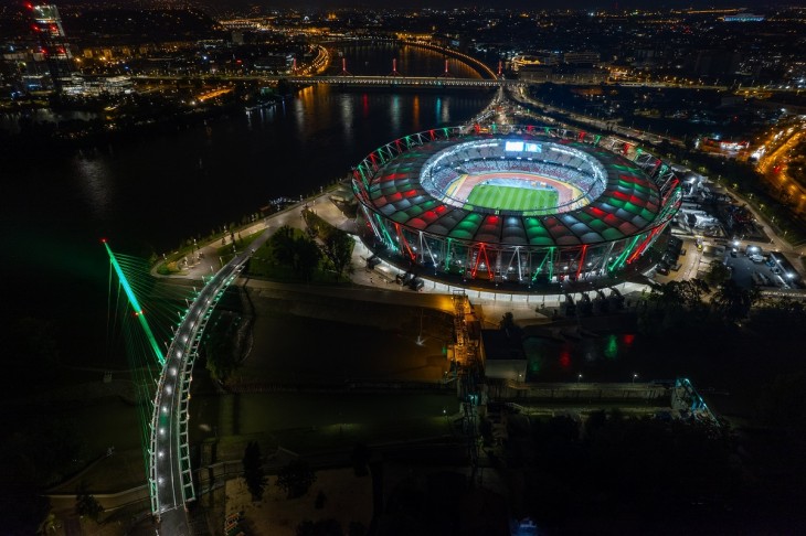 A kormányfő szerint az atlétikai világbajnokság is Budapest népszerűsítésének sorába illeszkedik. Fotó: MTI / Máthé Zoltán