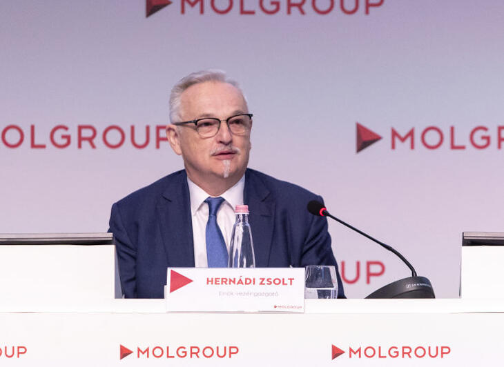Hernádi Zsolt, a Mol elnök-vezérigazgatója örülhet a sikereknek