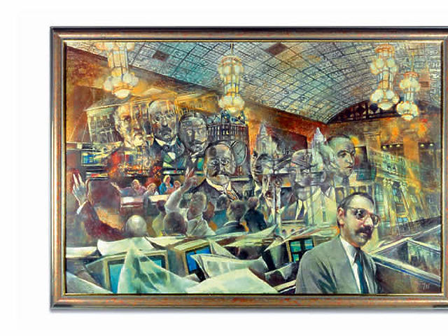 Patay László festménye olaj, farostlemez, 103 cm x 69 cm