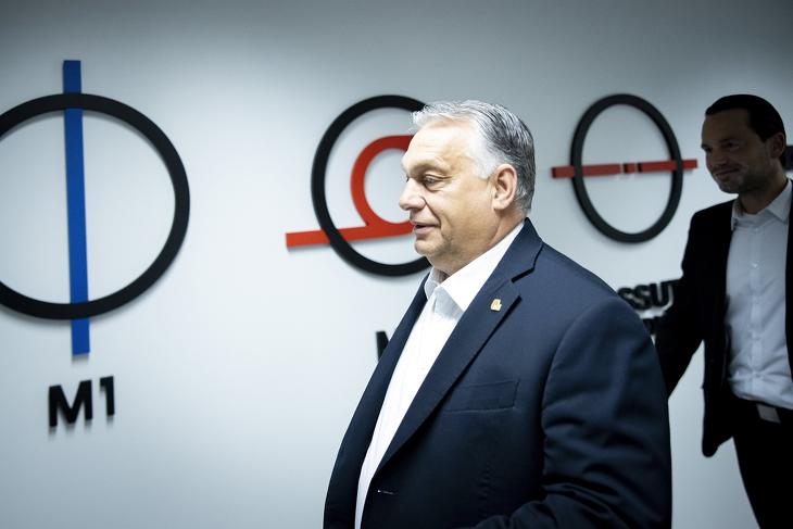 Orbán Viktor spekulánsnak tartja az élelmiszerláncokat. Fotó: MTI / Miniszterelnöki Sajtóiroda / Fischer Zoltán