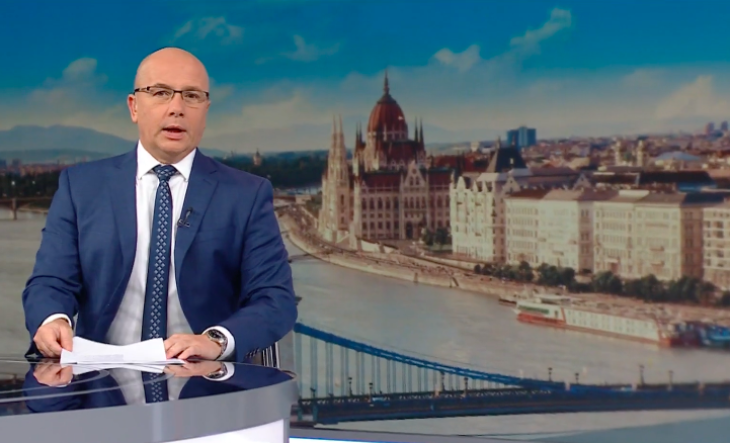 Radnai Csaba híreket mond a közmédiában