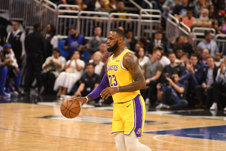 LeBron James a floridai Orlando Camping Stadionban 2018 novemberében 