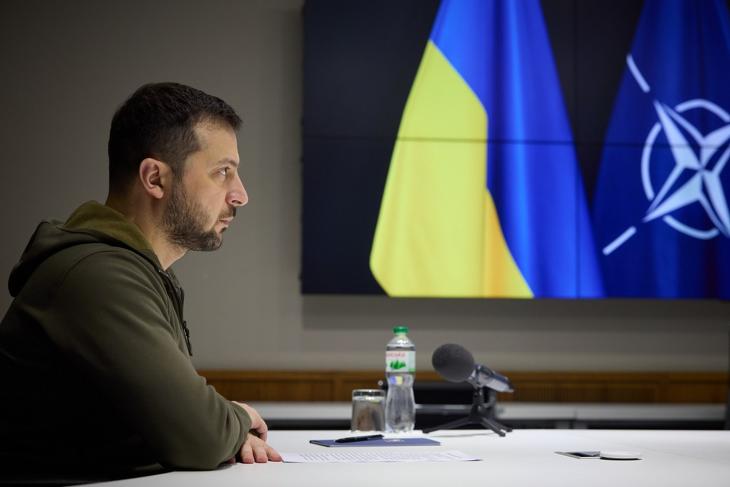 Az ukrán elnök azt is cáfolta, hogy országa intézte volna a dróntámadát a Kreml ellen. Fotó: president.gov.ua
