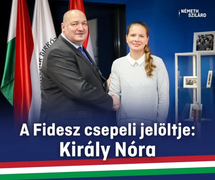 Németh S. Szilárd átadta a stafétát Király Nórának