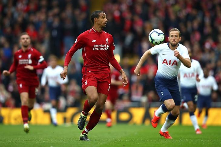 A Liverpool és a Tottenham összecsapása az Anfielden, 2019. március 31-én. (Fotó: Clive Brunskill/Getty Images)