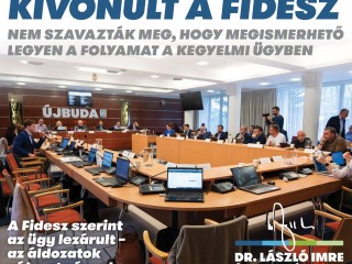 Az újbudai Fidesz nem kíváncsi, kik a kegyelmi ügy felelősei