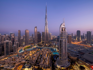 A Burj Kalifa és a többi felhőkarcoló Dubajban. Fotó: Emaar