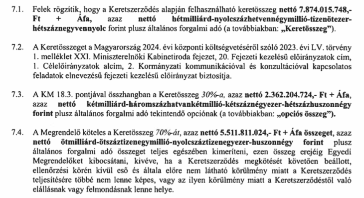 Hatalmas összegek kormánykommunikációra