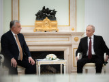 Orbán Viktor és Vlagyimir Putyin találkozója a moszkvai Kremlben 2025. november 28-án

