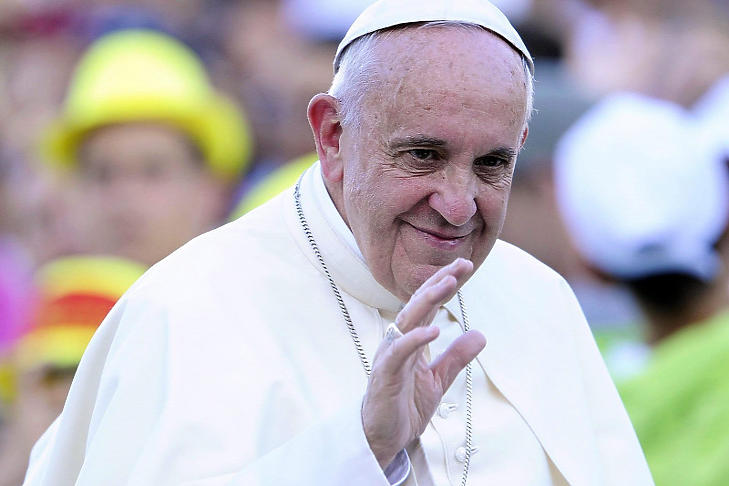 Ferenc pápa (Fotó: MTI)