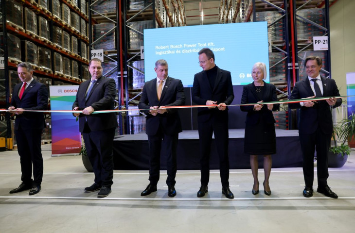 2025. február 14-én átadták a Robert Bosch Power Tool Kft. logisztikai és disztribúciós központját Miskolcon