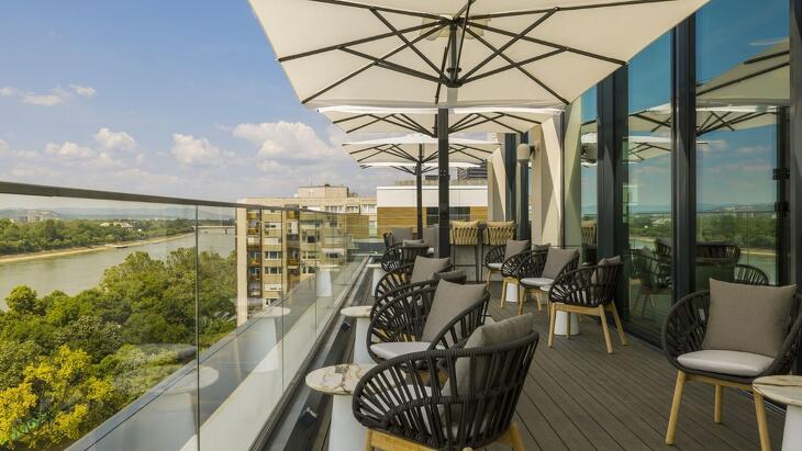 A Four Points by Sheraton Budapest Danube Hotelből szép a kilátás