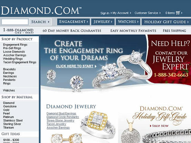 3. Diamond.com - 7,5 millió dollár