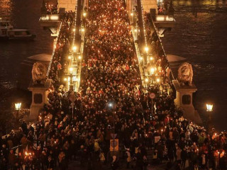 Így tudósított az állami hírügynökség Magyar Péterék tüntetéséről