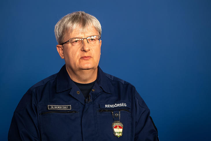 Dr. Halmosi Zsolt rendőr vezérőrnagy, országos kórházparancsnok. Fotó: kormány.hu