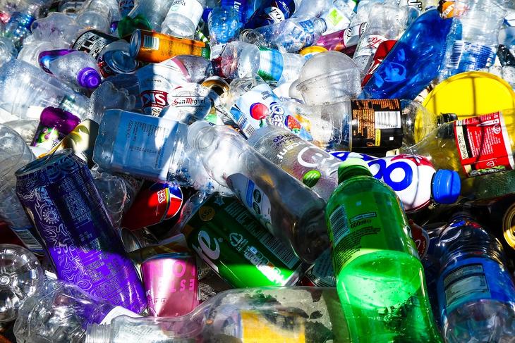 A hulladékok közül a műanyagpalackokból van a legtöbb a Tisza árterében. Fotó: Unsplash