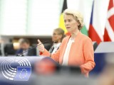 Ursula Von der Leyen az EP-ben Strasbourgban 2023. szeptember 13-án. Fotó: EP  